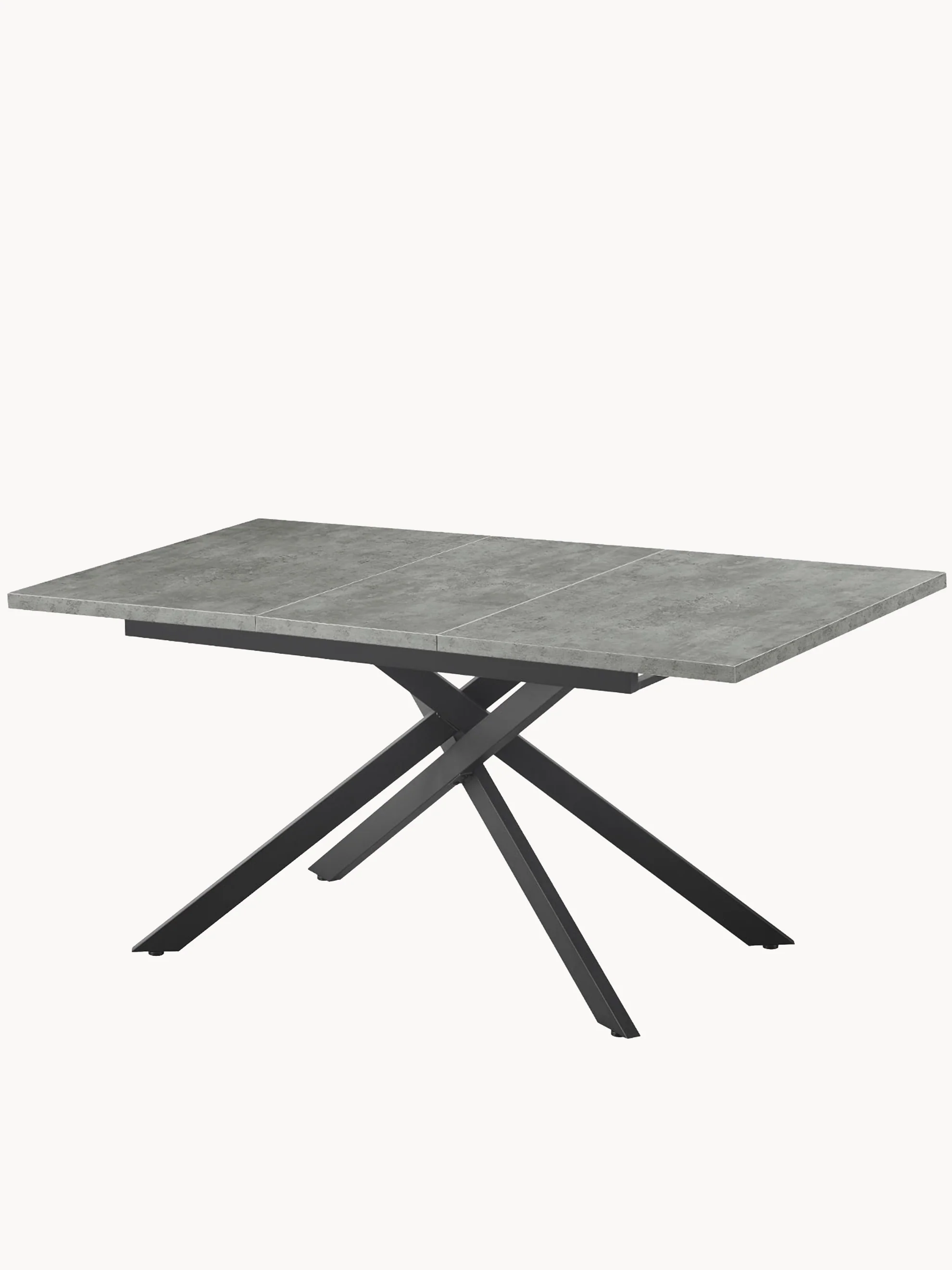 Ausziehtisch LARS - Stabiles Metallgestell 120-160cm für 4-6 Personen