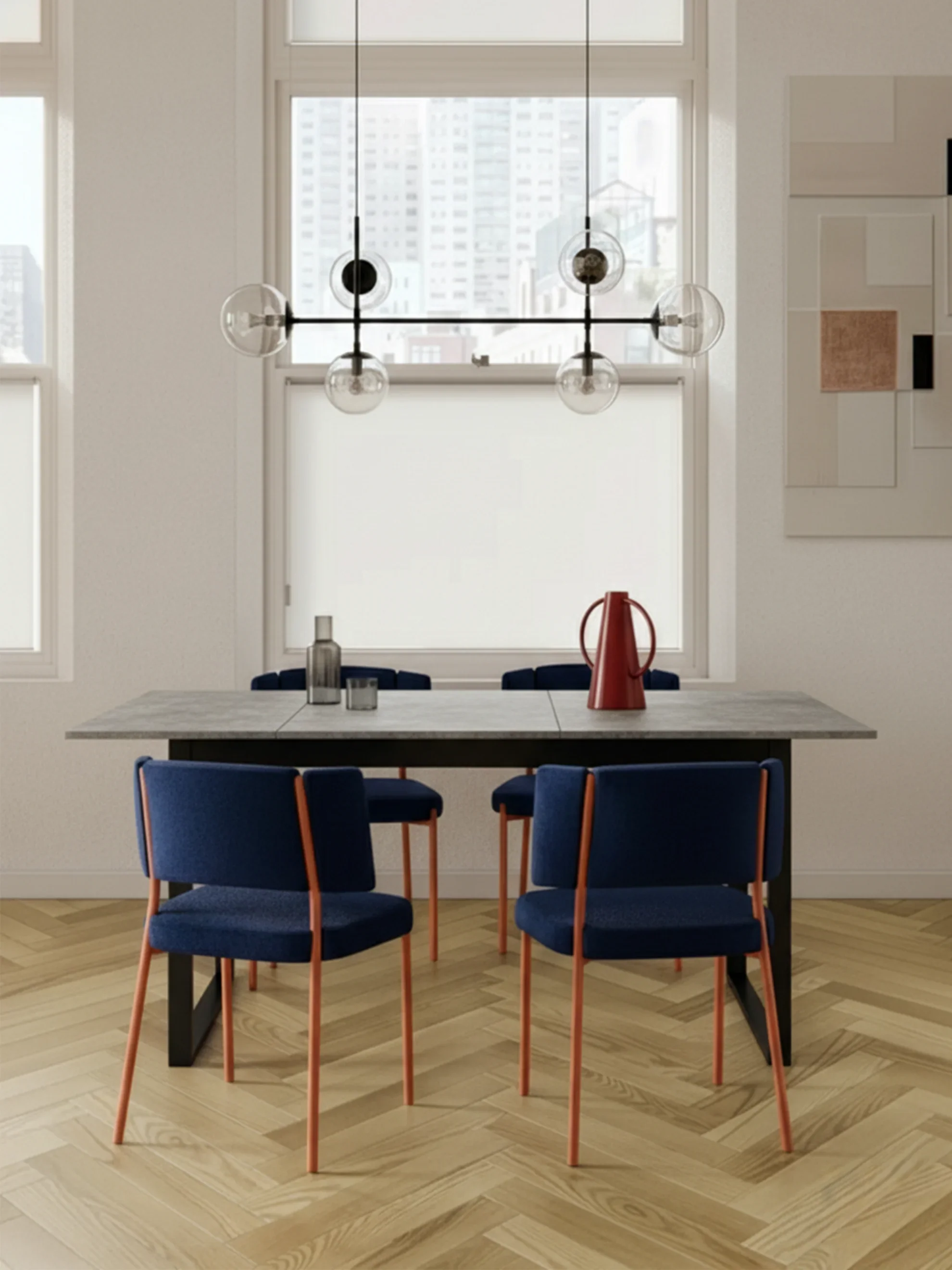 Ausziehtisch LARS - Stabiles Metallgestell 120-160cm für 4-6 Personen - Image 22