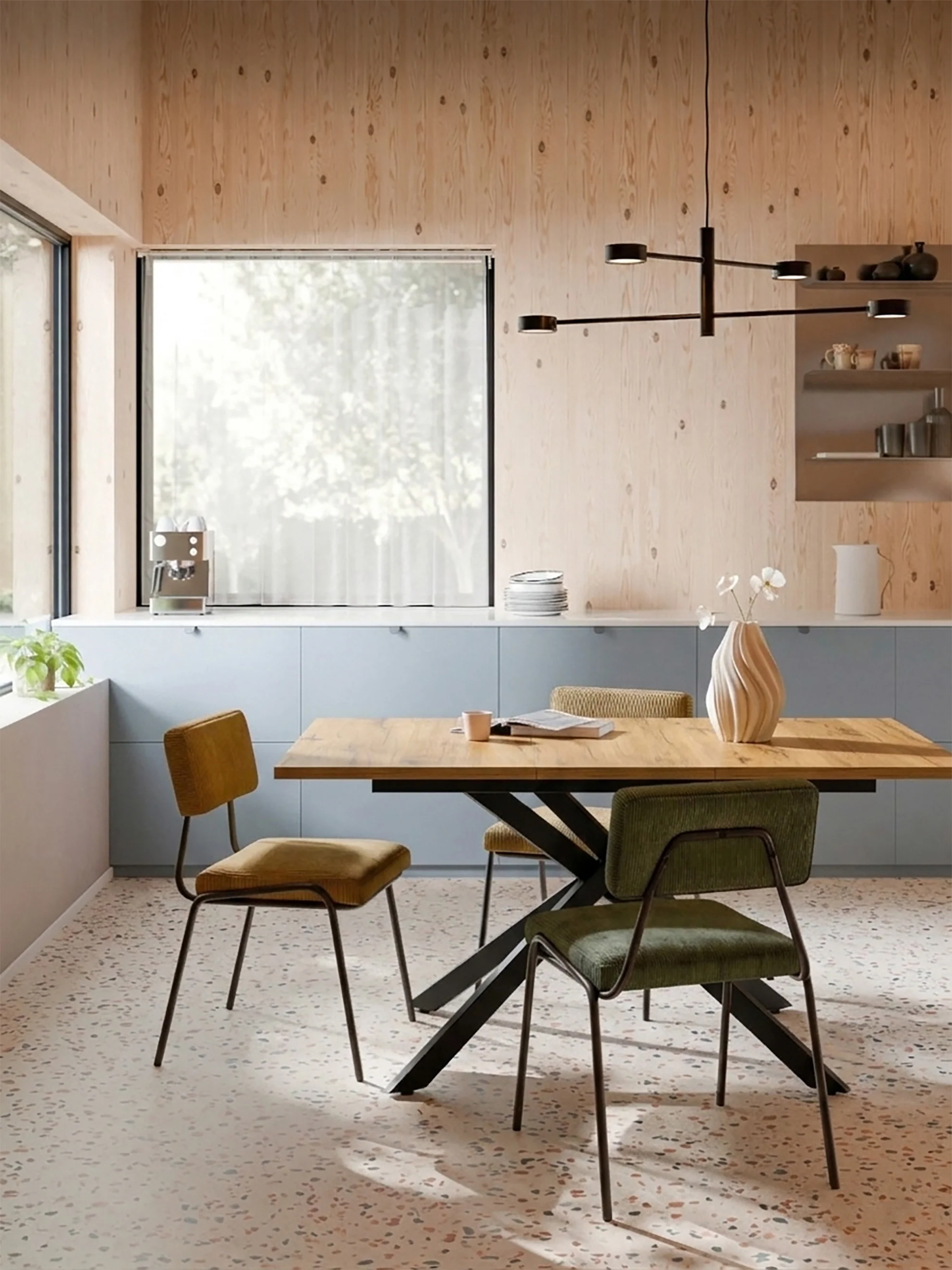Ausziehtisch LARS - Stabiles Metallgestell 120-160cm für 4-6 Personen - Image 38