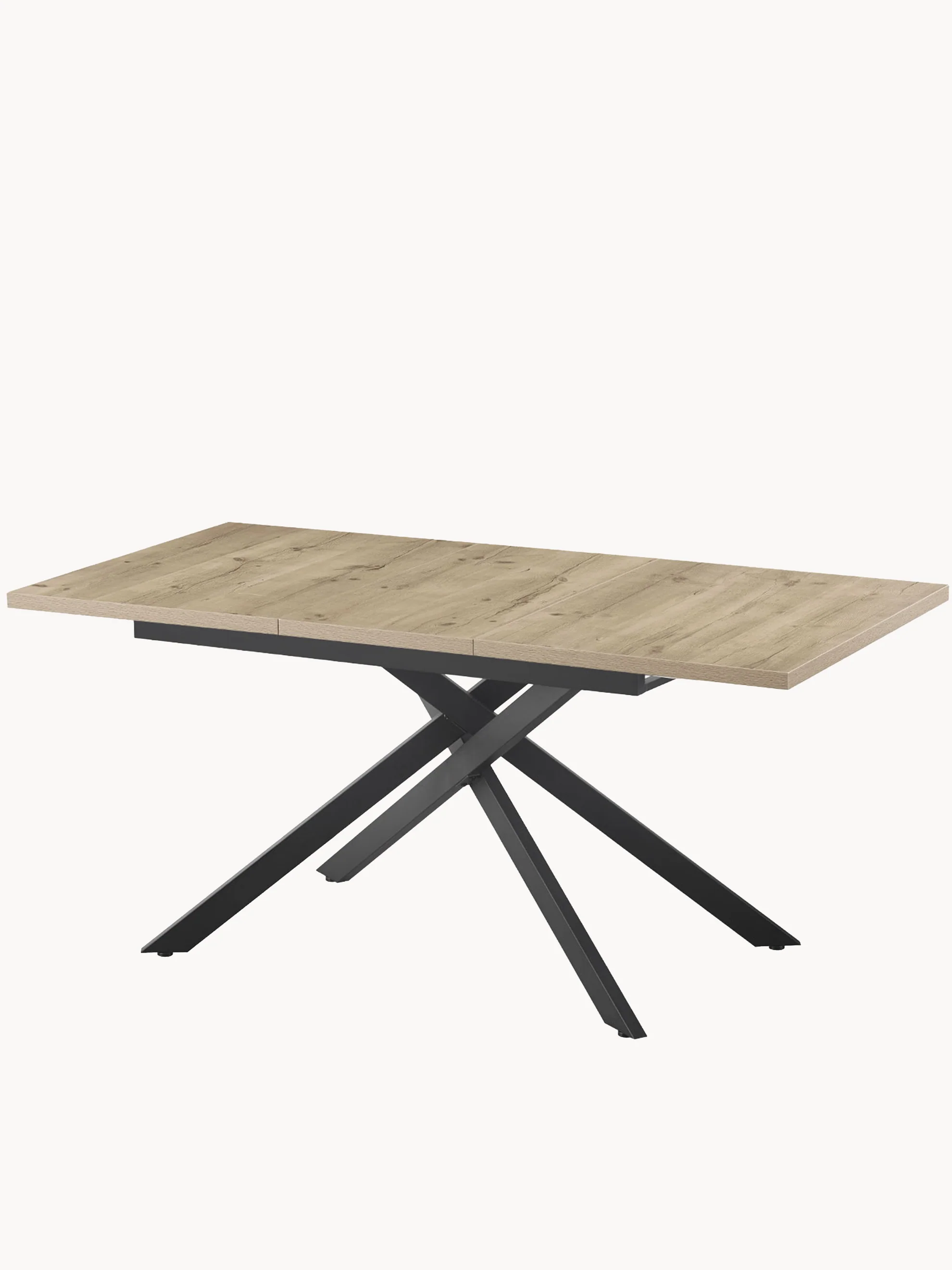 Ausziehtisch LARS - Stabiles Metallgestell 120-160cm für 4-6 Personen - Image 2