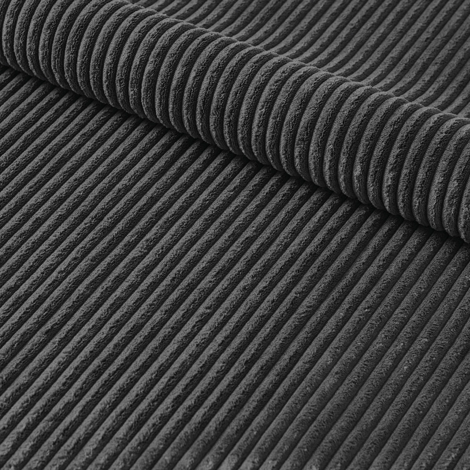 B-Ware Drehstuhl ARVIT, Dunkelgrau, Cord | mit 360°-Drehfunktion | - Image 6