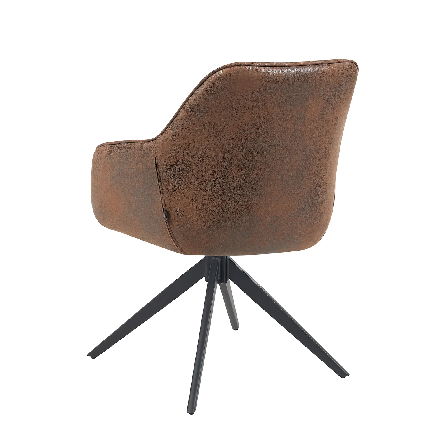 B-Ware Drehstuhl ARVIT, Wildleder Optik Braun - Image 4