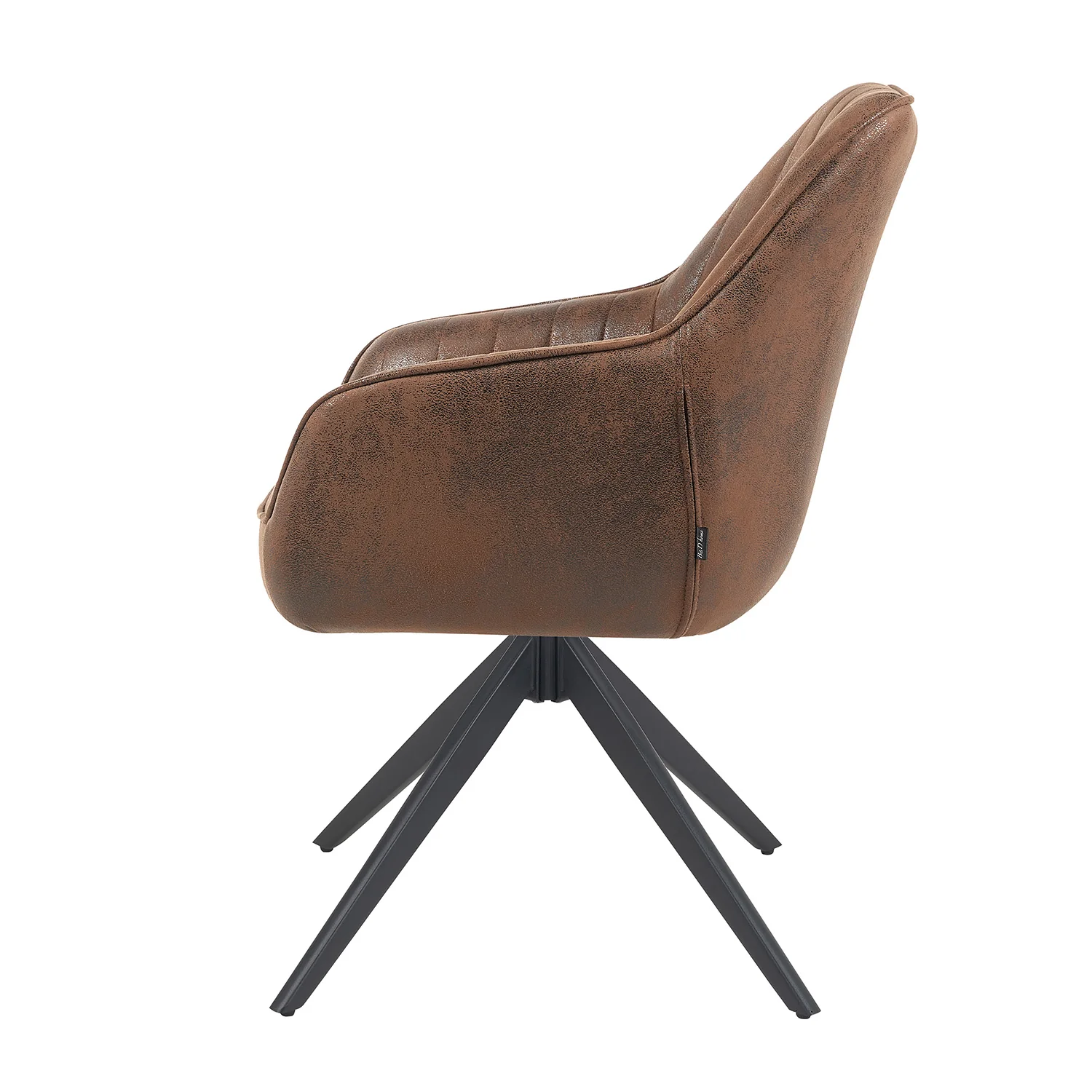 B-Ware Drehstuhl ARVIT, Wildleder Optik Braun - Image 5