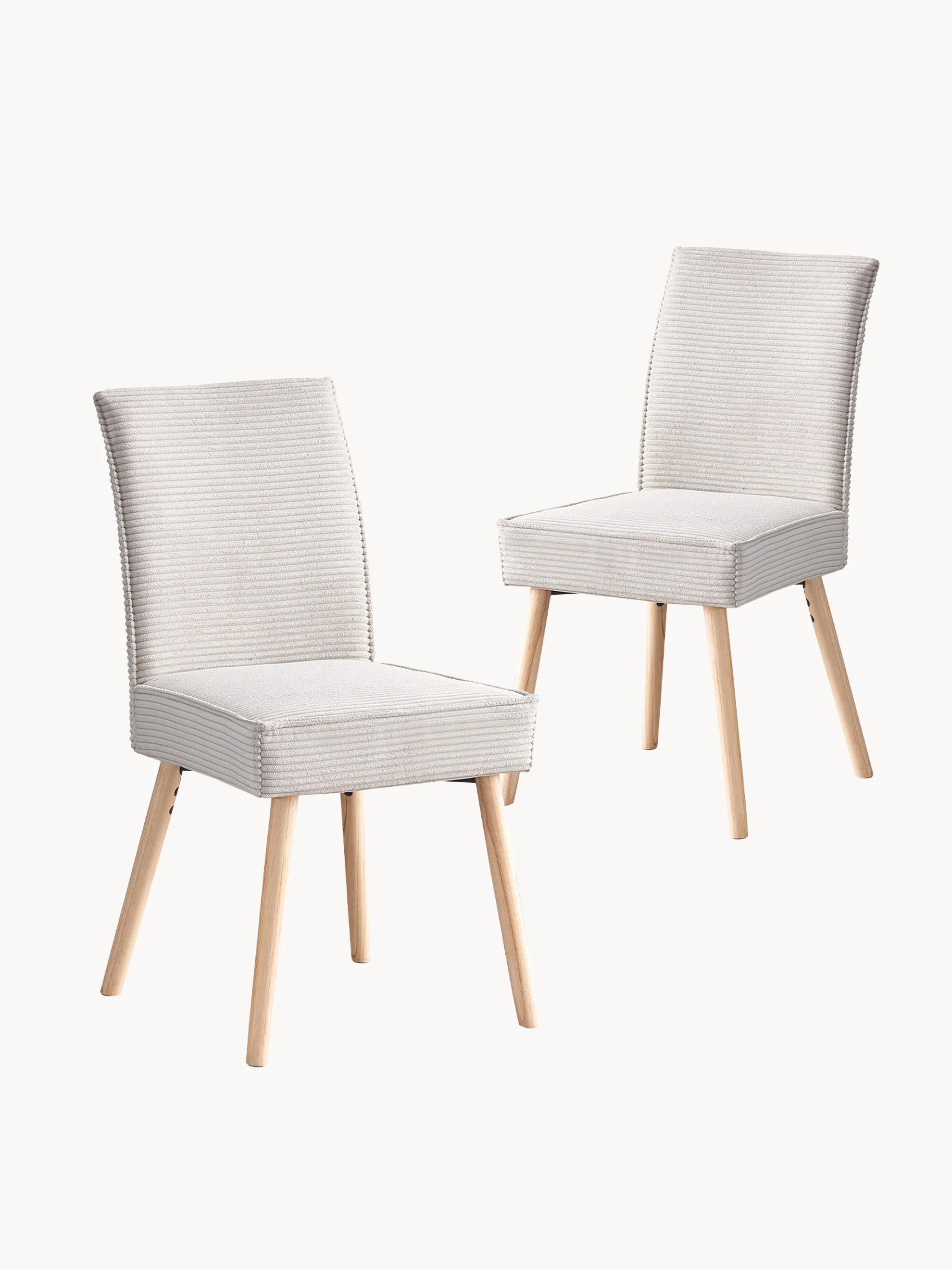 B-Ware Esszimmerstuhl CEDRIC 2er Set Grau