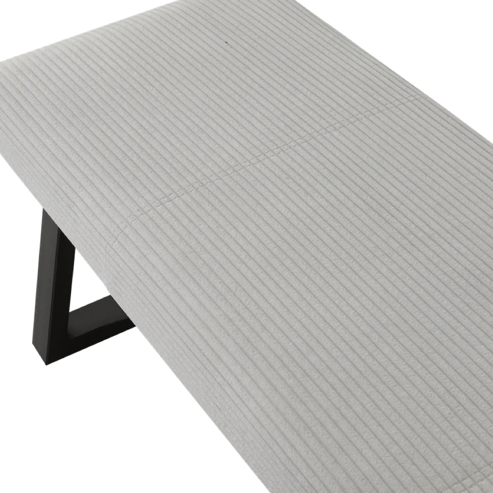 B-Ware Sitzbank DOLCE, Hellgrau, 140cm - Image 5
