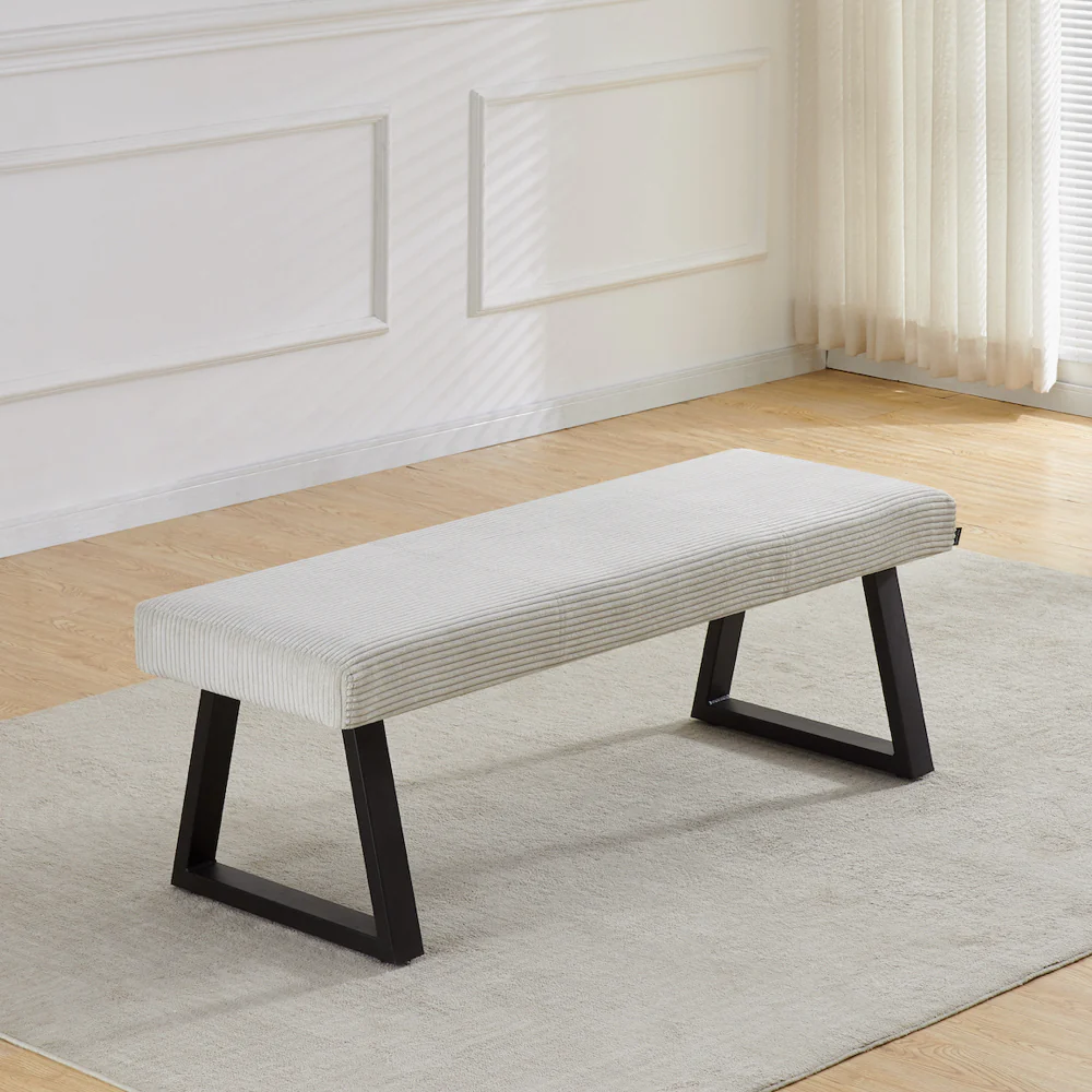B-Ware Sitzbank DOLCE, Hellgrau, 140cm - Image 8