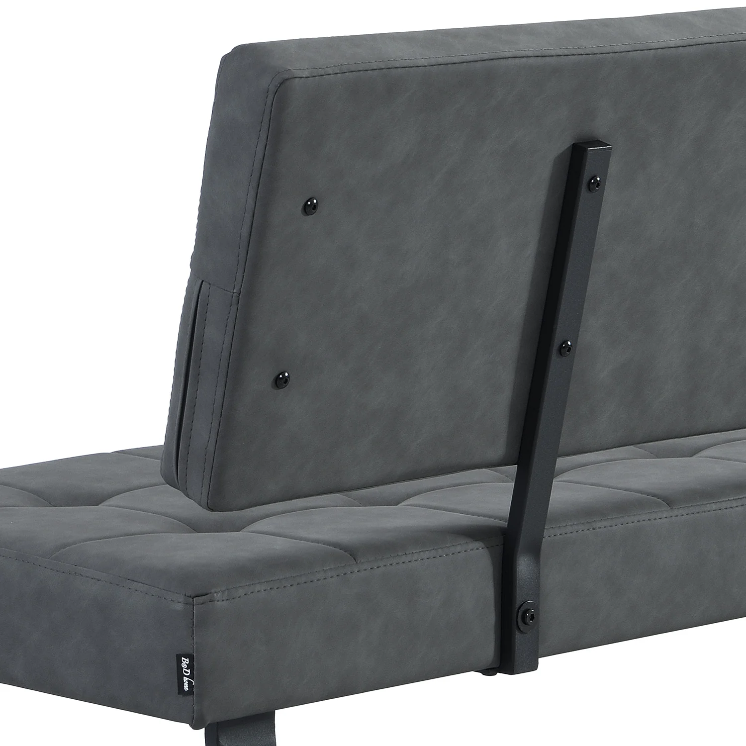B-Ware Sitzbank SIGFRID, Kunstleder Schwarz, 120cm - Image 4