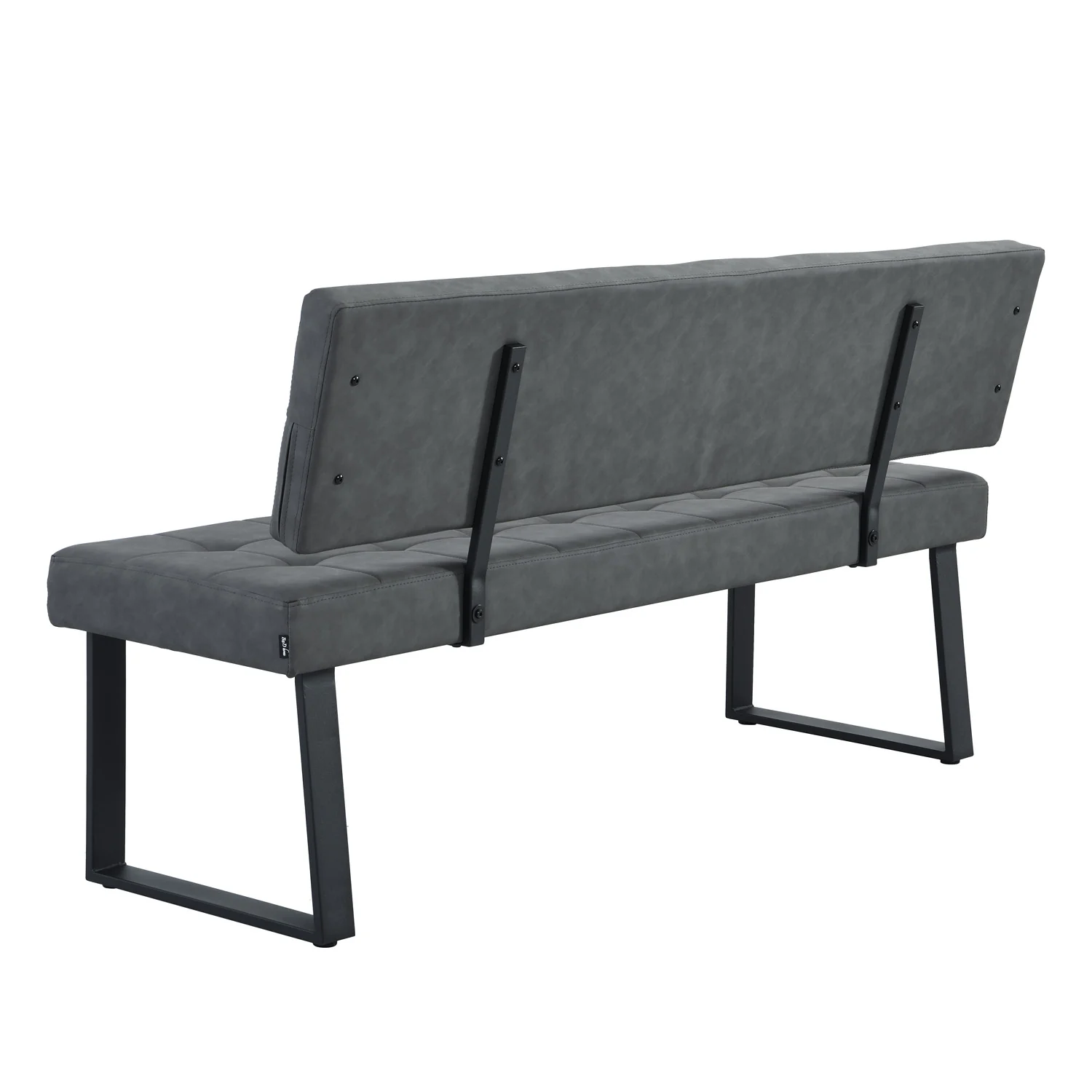 B-Ware Sitzbank SIGFRID, Kunstleder Schwarz, 160cm - Image 2