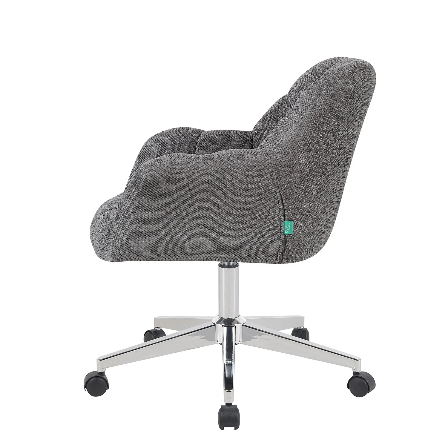 Bürostuhl Mika-Nuri 2er-Set – Höhenverstellbar, 360° Drehbar, Matt-Schwarz - Image 67