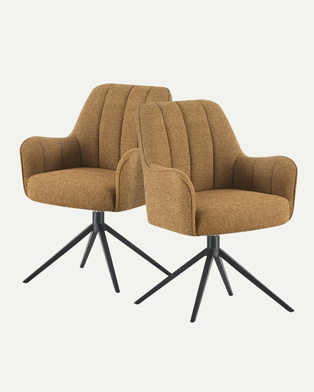 Esszimmerstühle THOMAS-ZARA 2er Set - 360° drehbar mit Rückholfunktion - Image 9